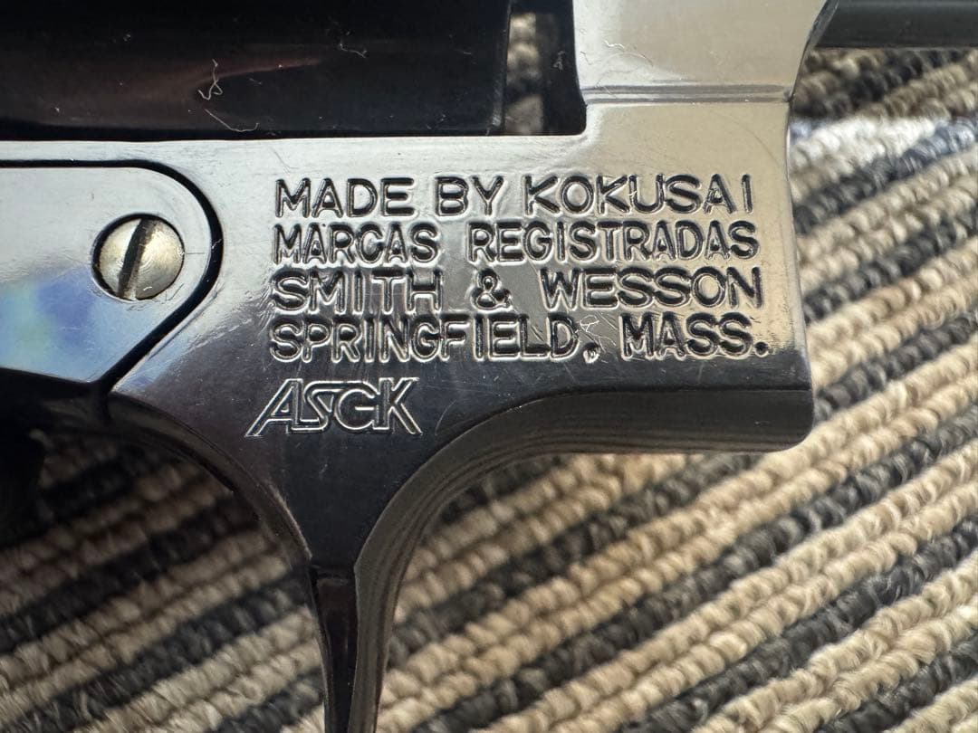 コクサイ S&W 357マグナム モデルガン ASGK刻印 ジャンク扱