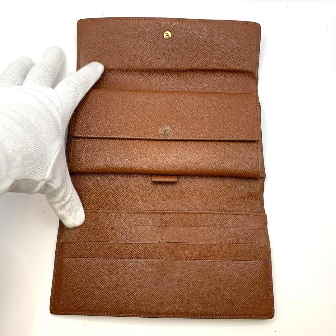 ルイヴィトン インターナショナル 三つ折財 モノグラム 長財布 ポルトフォイユ