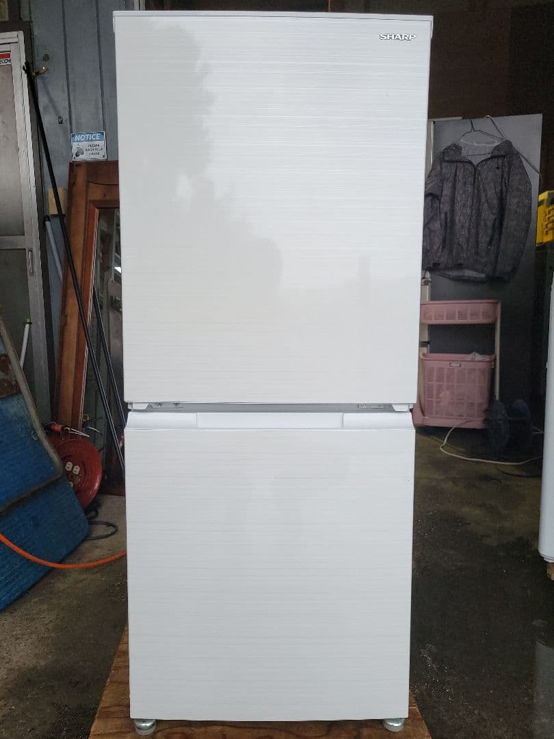 SHARP シャープ 2D 冷凍冷蔵庫 SJ-D15H-W 152L 22年製