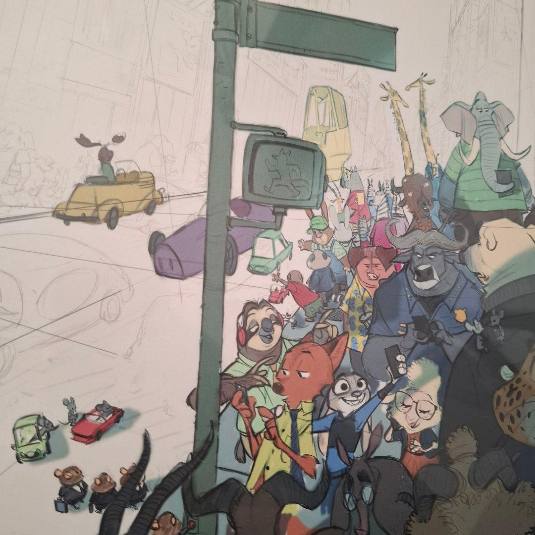 ズートピア　 絵画　ポスター