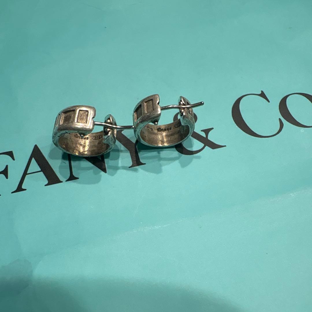 廃盤 オールド ティファニーフープピアス