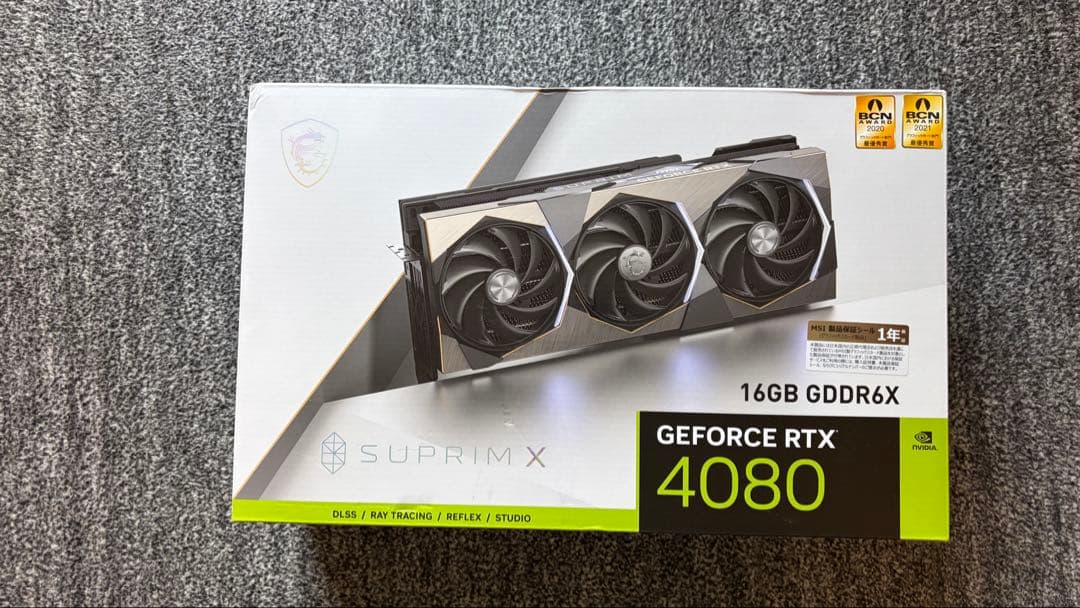 グラフィックボード・グラボ・ビデオカード MSI GeForce RTX 4080 16GB GDDR6X