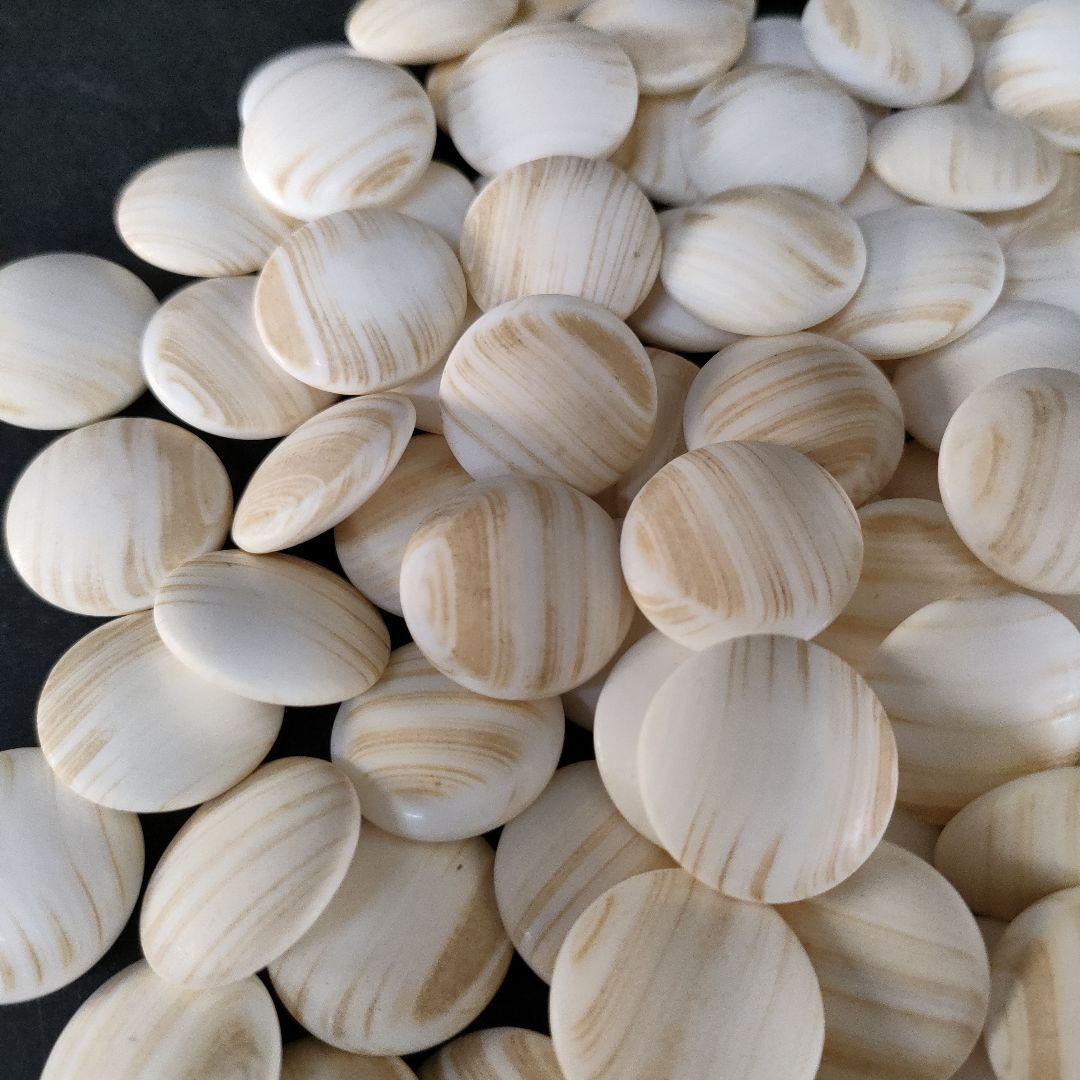 B12-5/日向特産天然本蛤碁石/28号/那智黒石碁石/雪印/180/181