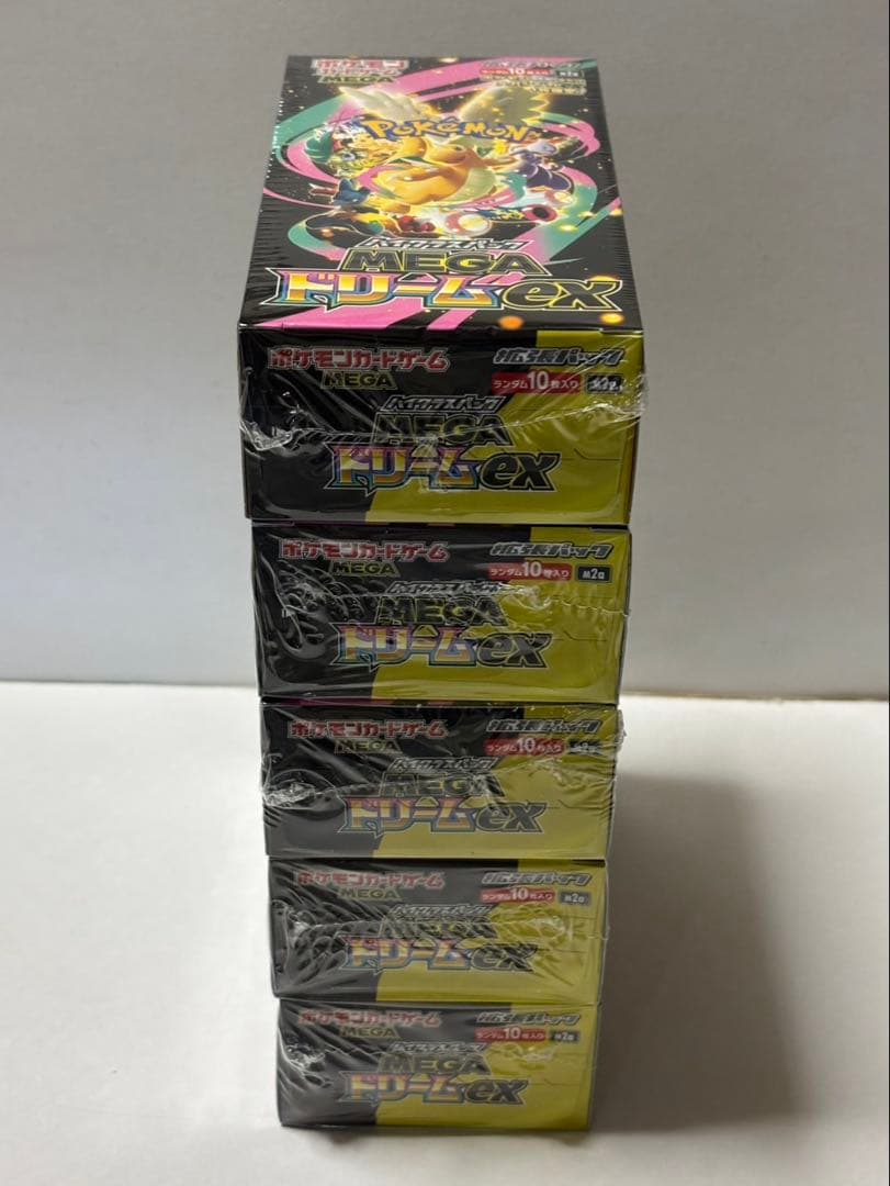ポケモンカード　MEGAドリームex　5BOX シュリンク付き
