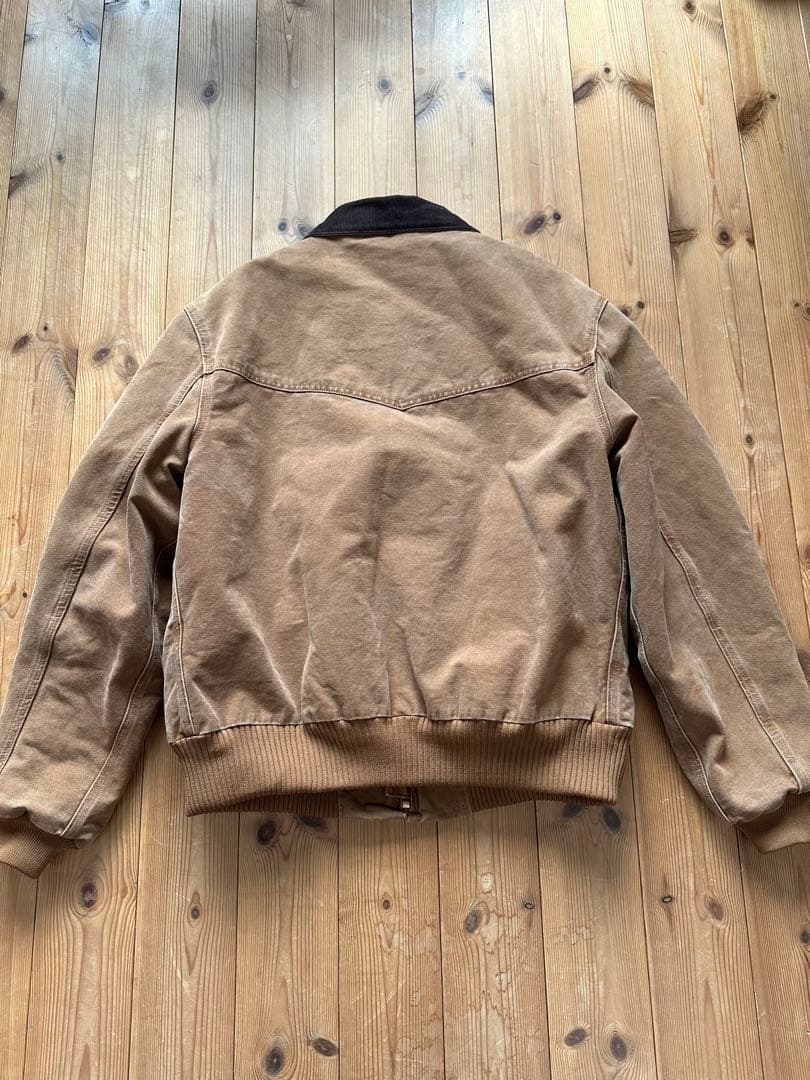 【極上フェード】00s カーハート サンタフェジャケット ブラウン XL 中綿