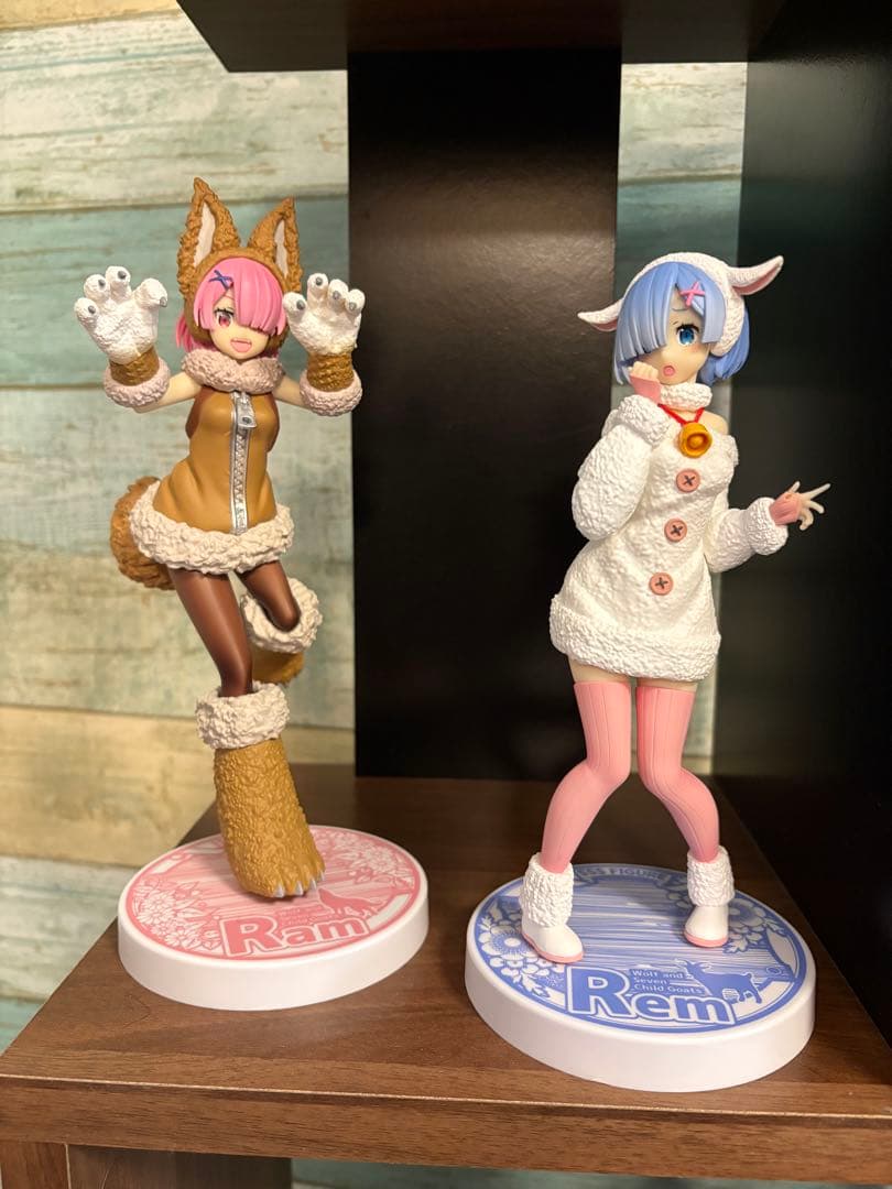 ⭐︎リゼロ⭐︎かわいいレム フィギュアセット 5体（レア表情含）＋狼ラム1体