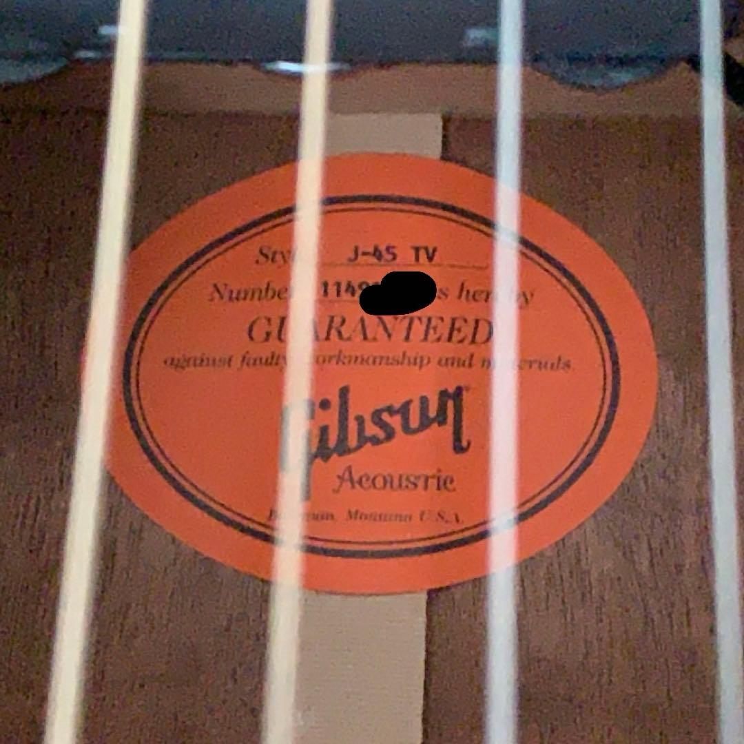 Gibson J-45 TV True vintage ギブソン 美品 レア