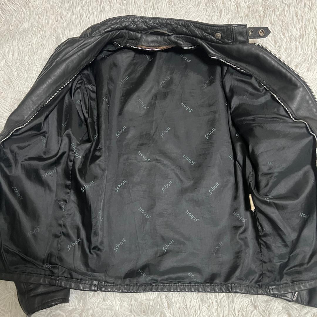 l8xx様✨Schott ショット シングル ライダース レザー 641