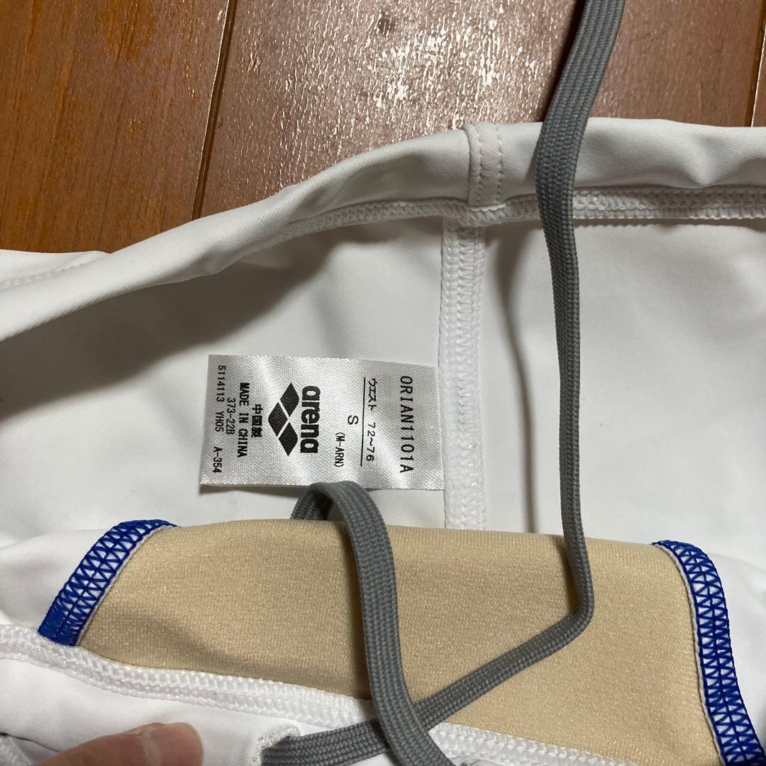 arena 競泳水着 S ホワイト/ブルー