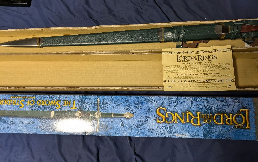 専用品購入はお控えください。ロード・オブ・ザ・リング・ストライダーの剣の鞘。