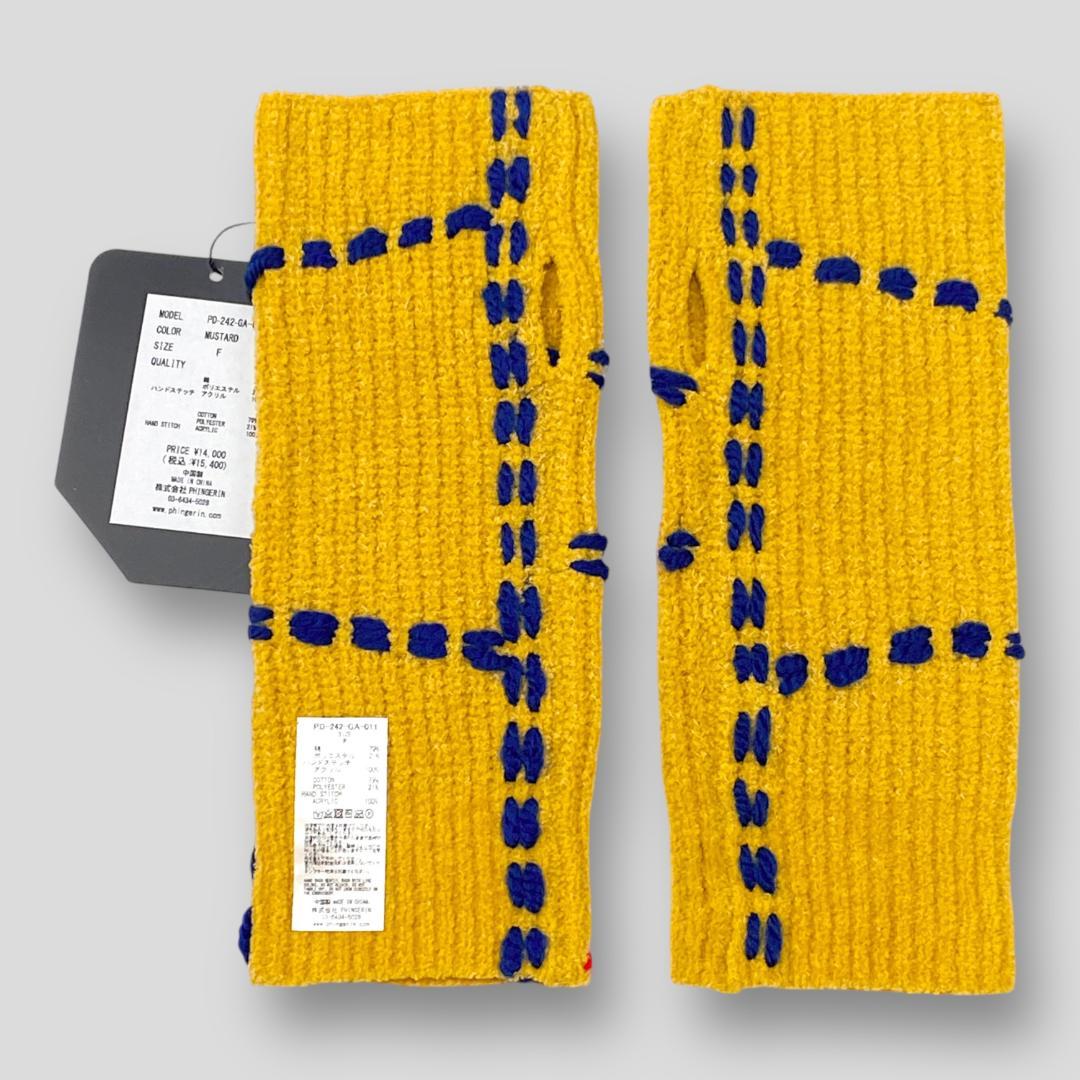 新品 PHINGERIN 24AW PG1 ARM WARMER MUSTARD