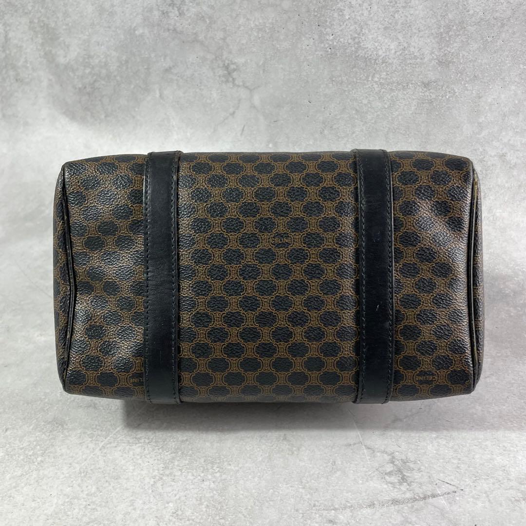 入手困難✨ セリーヌ ミニボストンバッグ 黒マカダム レザー pvc ブラック