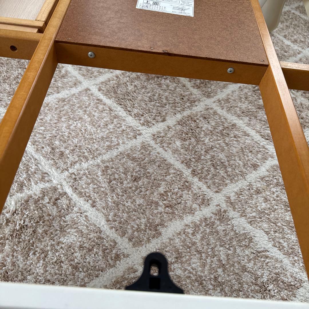 こたつ 猫脚 長方形テーブル 姫系 姫家具 アンティーク風 ねこ脚美品！