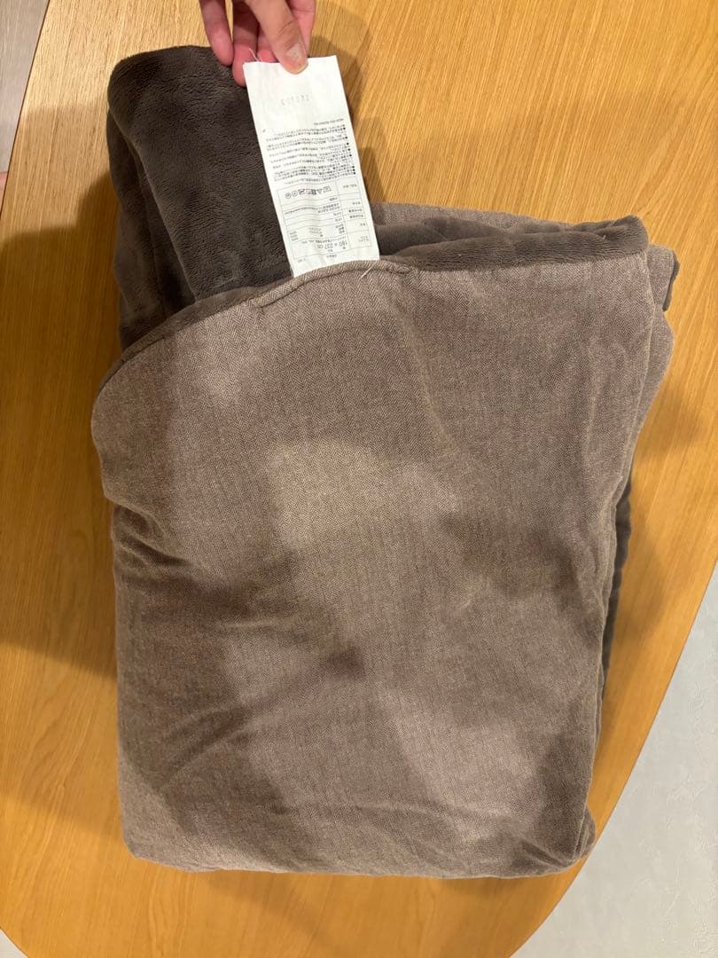 無印良品　楕円形　木製こたつ　布団つき！