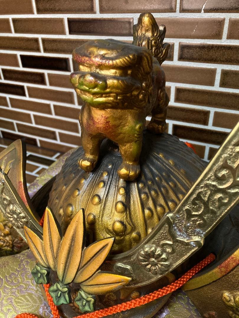 【獅子】兜 美術工芸 骨董品 アンティーク 古物