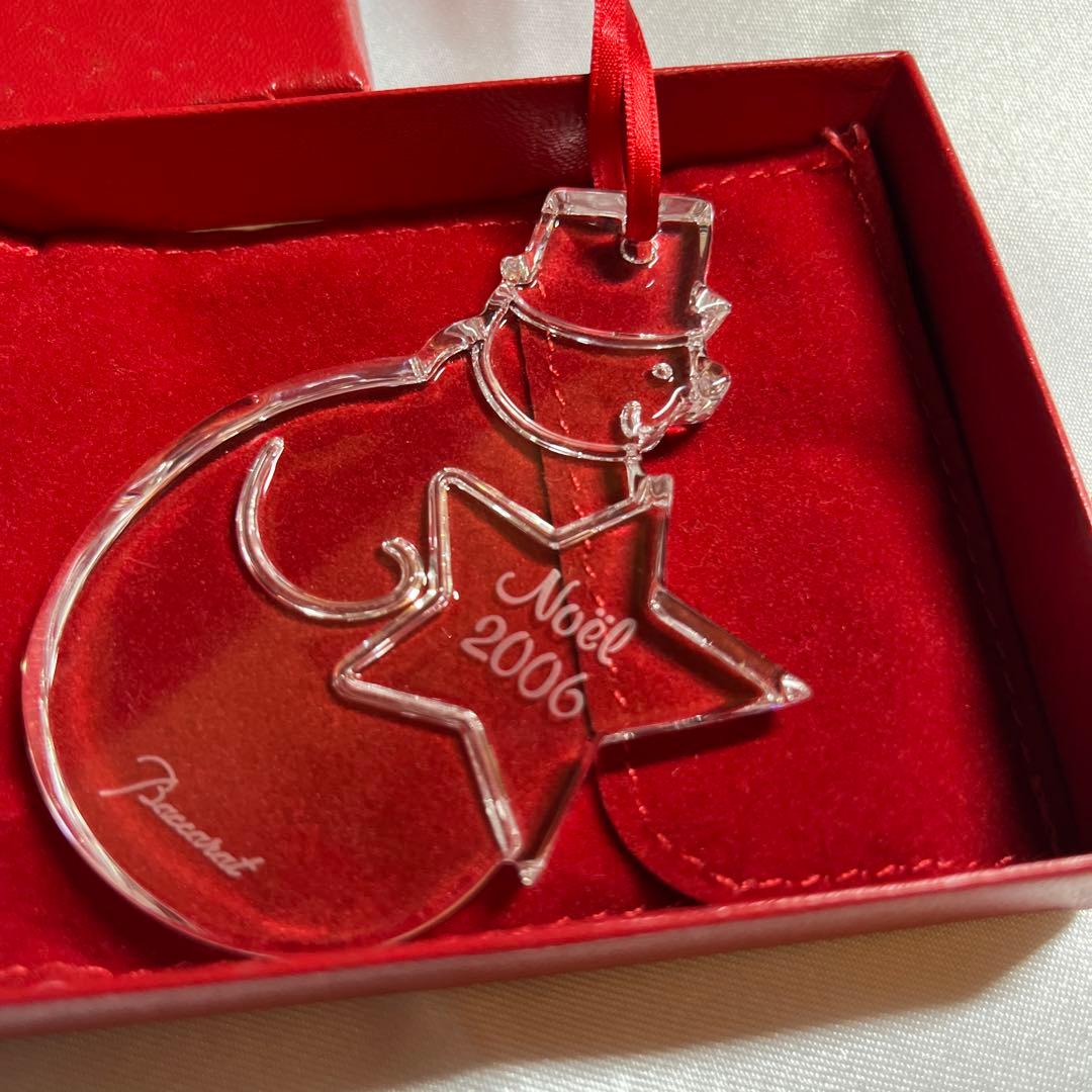 Baccarat バカラ ノエル クリスマスオーナメント　2006年
