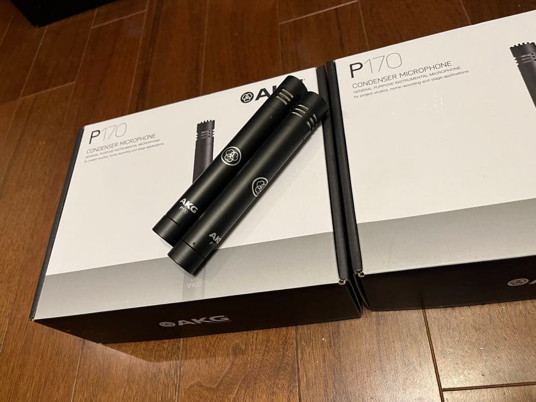 AKG P170 コンデンサーマイク 2本セット