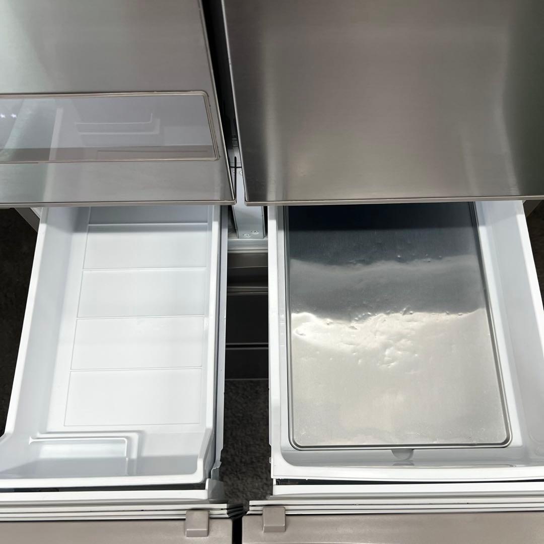 927❤️　冷蔵庫　500ℓ級　大型　三菱　両開き　シルバー　安い　中古　設置無料