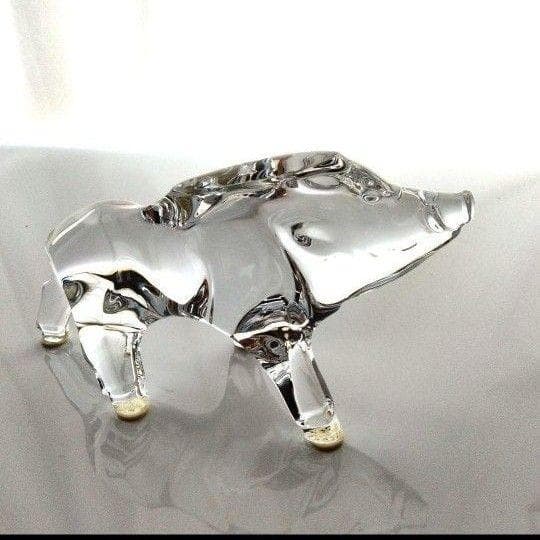 【美品】Baccaratバカラ　イノシシ　猪　いのしし　干支　動物 置物