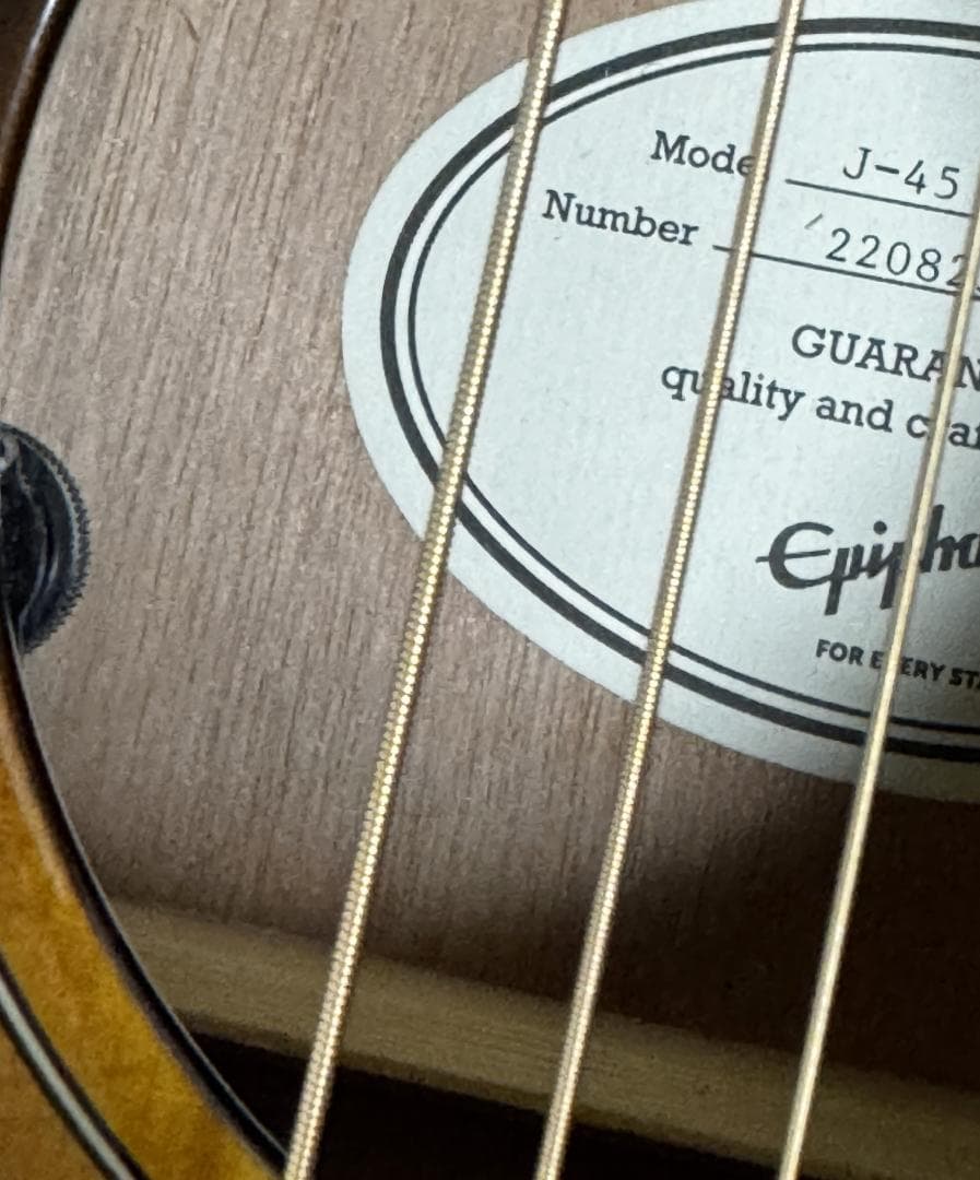 EPIPHONE by Gibson J-45 Studio アコギ
