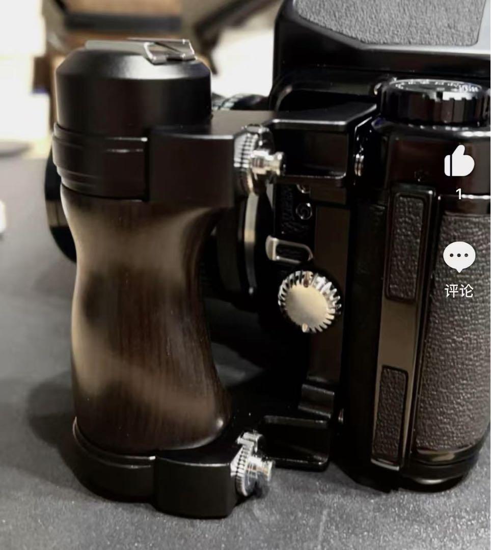 新品 PENTAX ペンタックス 67/6X7用ハンドグリップ 黒檀