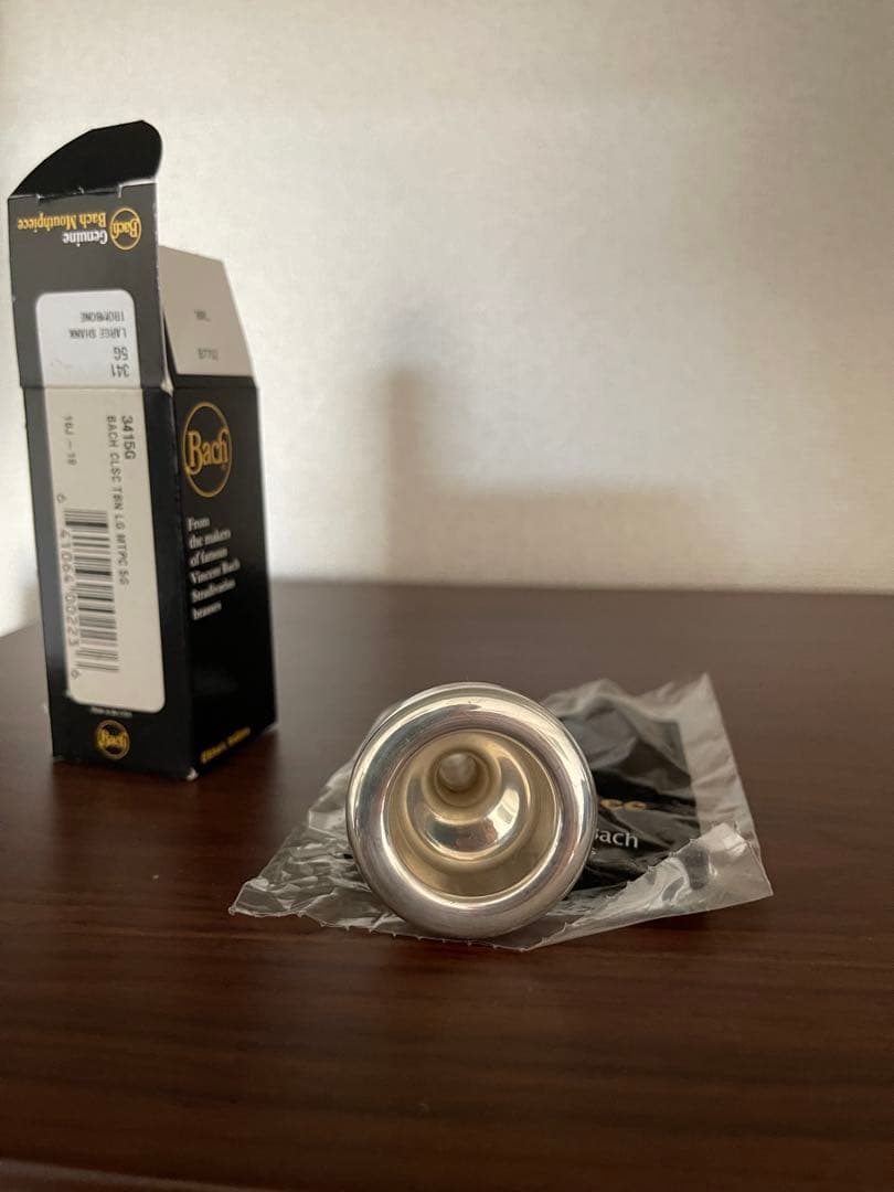 Bach 5Gラージボアトロンボーンマウスピース