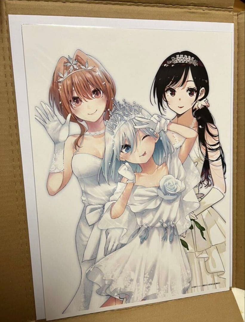 週マガラブコメヒロイン総選挙50名限定当選品の複製原画