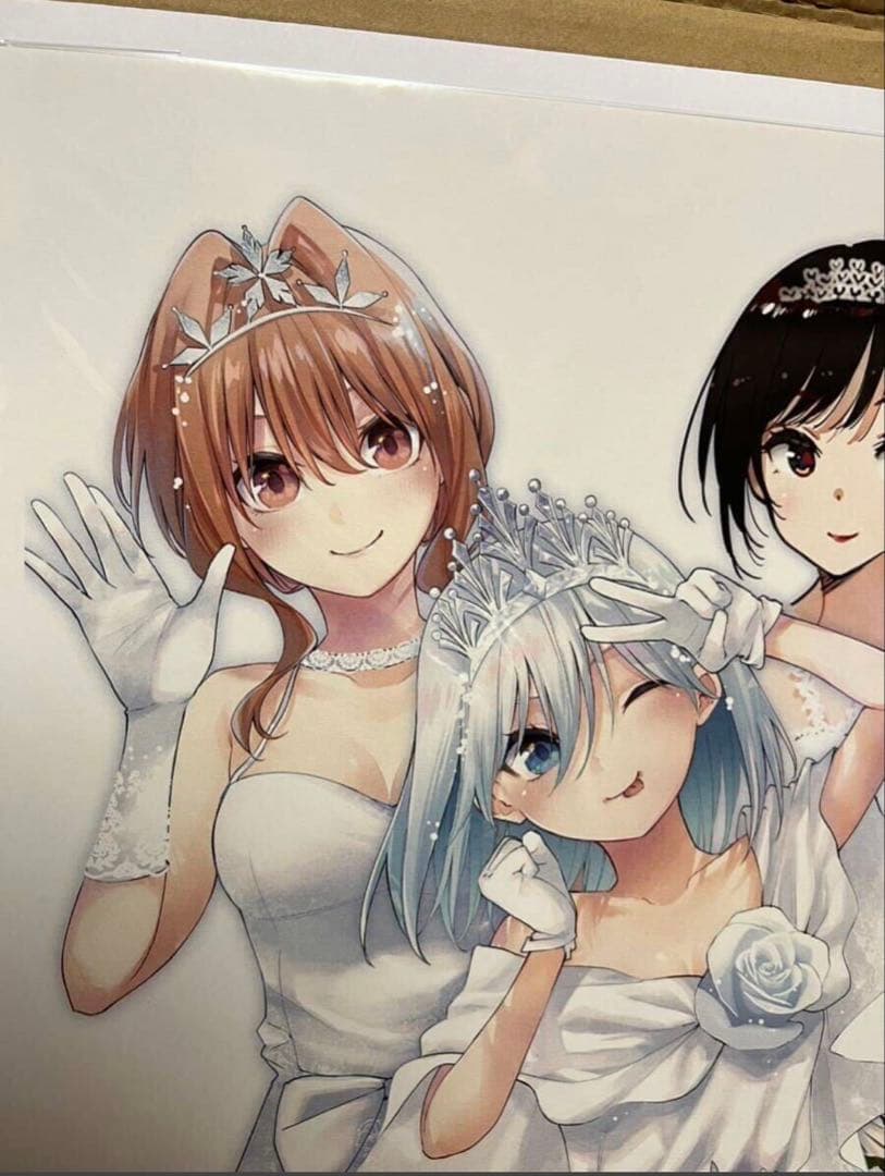 週マガラブコメヒロイン総選挙50名限定当選品の複製原画