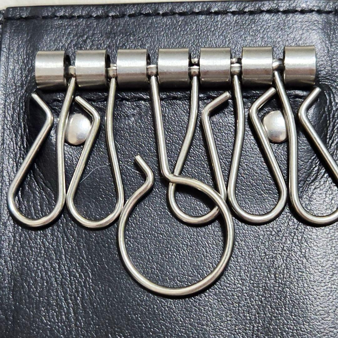 ✨極美品　付属品あり✨ボッテガ　キーケース　6連　イントレチャート　ブラック