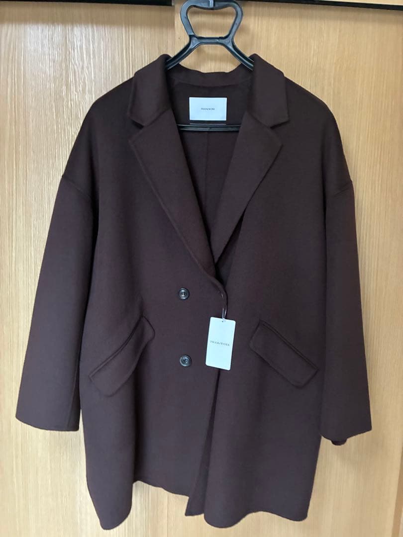 フレームワーク新品ハミルトンリバーテーラードコート38