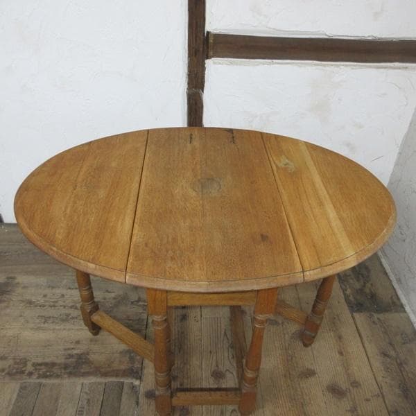 イギリス アンティーク 家具 ゲートレッグテーブル ダイニング 英国 6984d