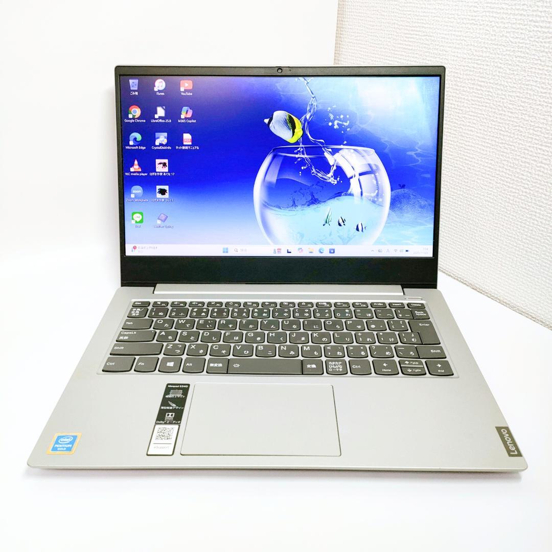 第8世代✨️12G/SDD/小型軽量/レノボ/カメラ付きノートパソコン/オフィス
