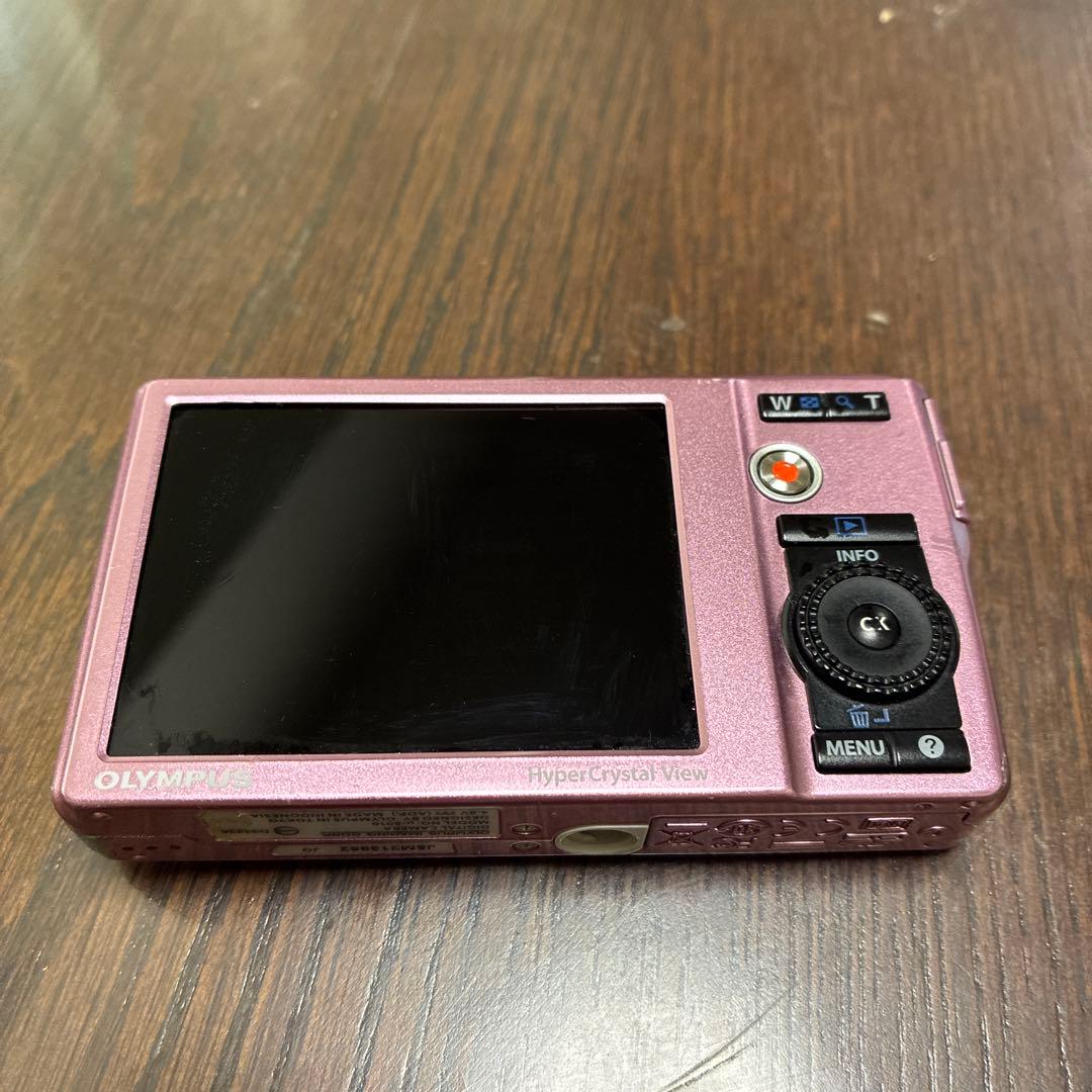 OLYMPUS μ-5010 ピンク コンパクトデジタルカメラ 充電器なし