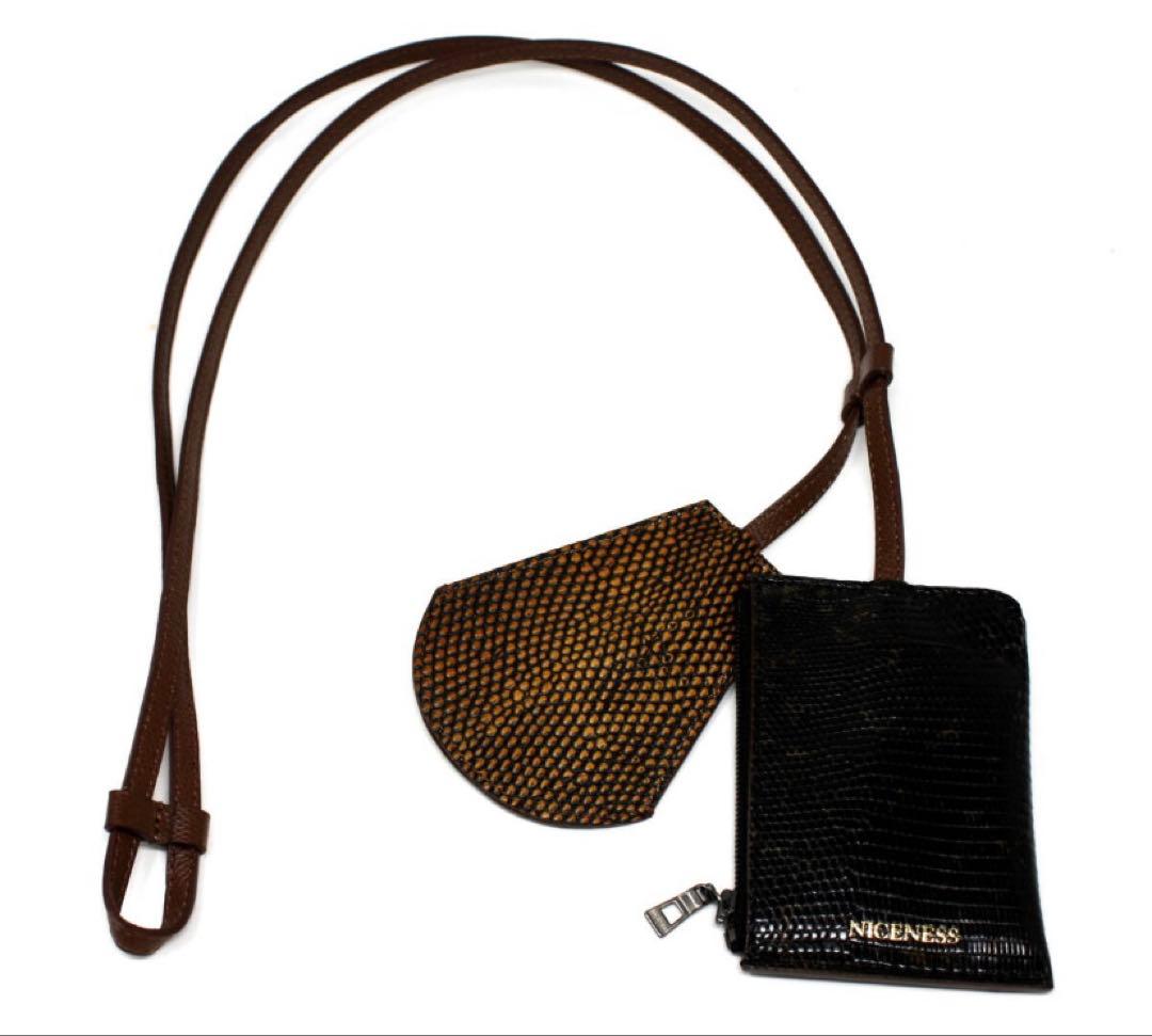 定価6.9万 極美品 ナイスネス SPOOKY リザードレザー キーケース