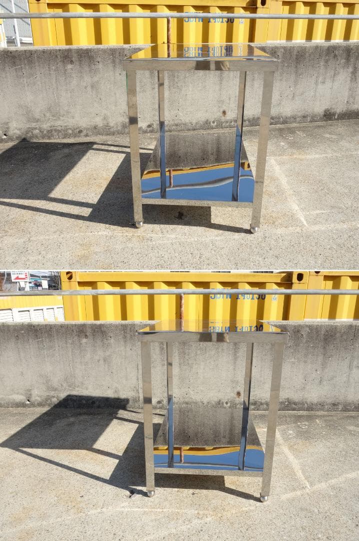 M▽業務用 厨房 作業台 棚 ステンレス (Fe1875)