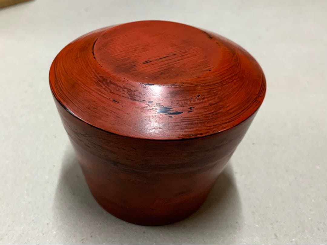 漆芸師 夏目有彦 根來 根来 茶器 棗 茶道具 12/7までの出品となります