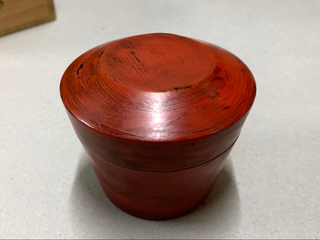 漆芸師 夏目有彦 根來 根来 茶器 棗 茶道具 12/7までの出品となります