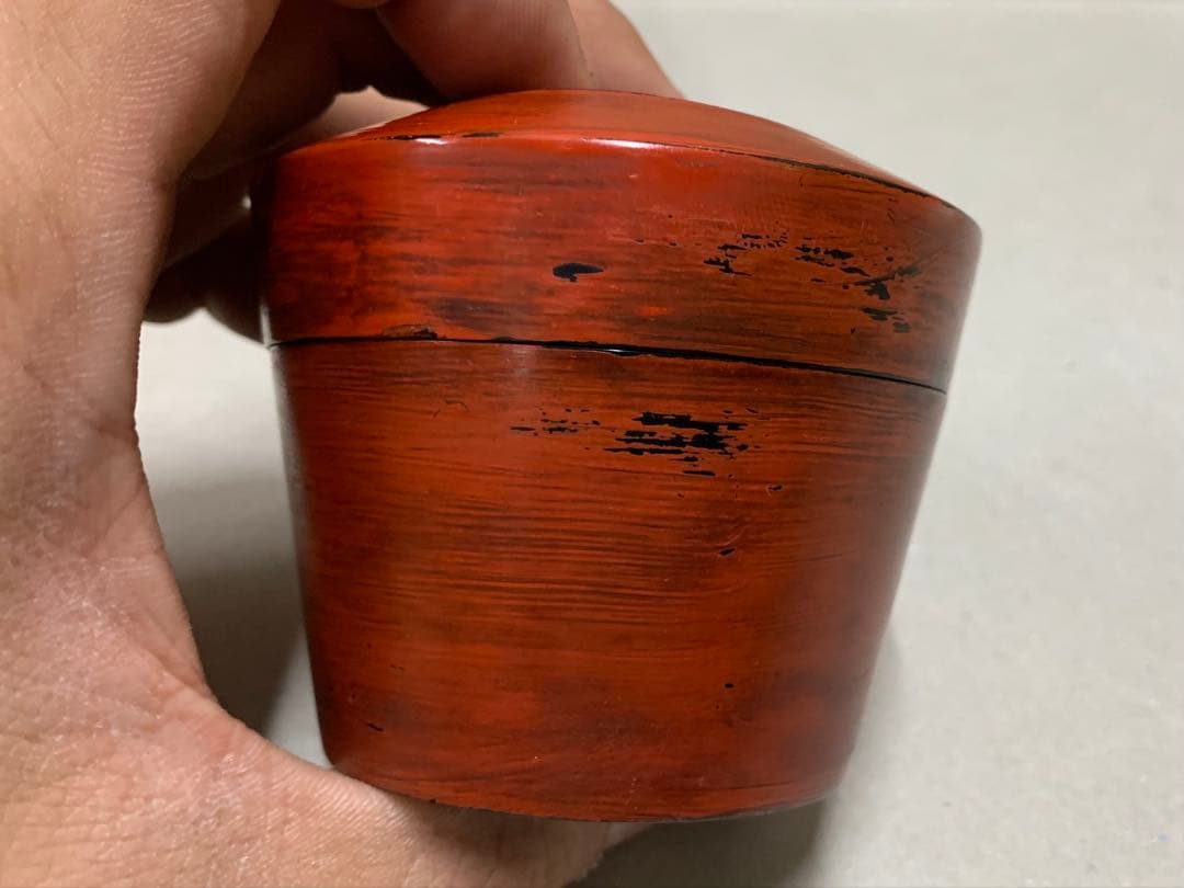 漆芸師 夏目有彦 根來 根来 茶器 棗 茶道具 12/7までの出品となります