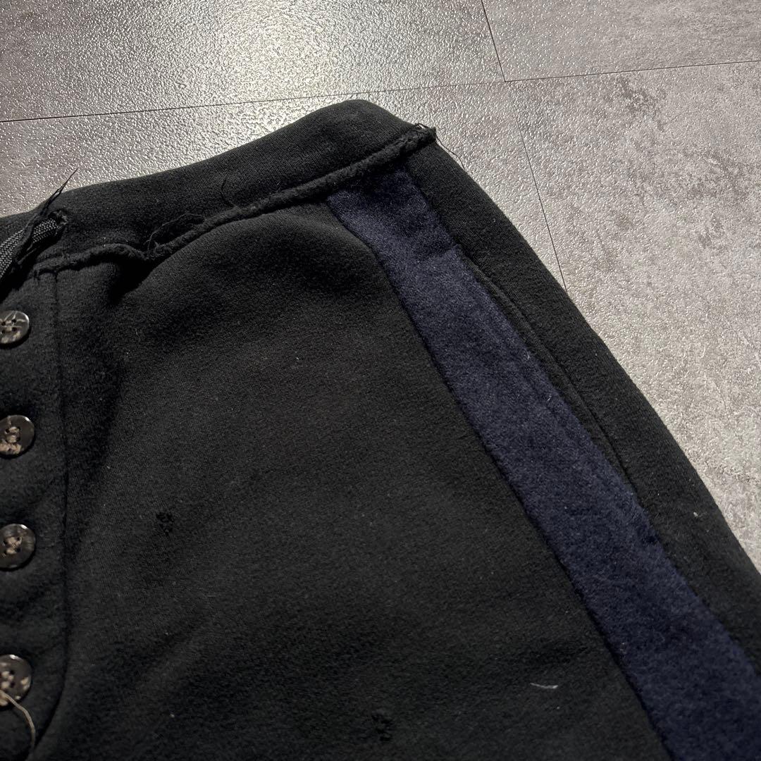 ヨウジヤマモト　サルエルスウェットパンツ　ヴィンテージ　アーカイブ　ブラック　黒