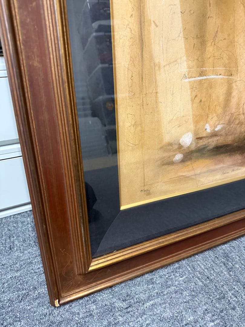 【真作保証】Roy Fairchild 肉筆サイン 大作額装済 シルクスクリーン