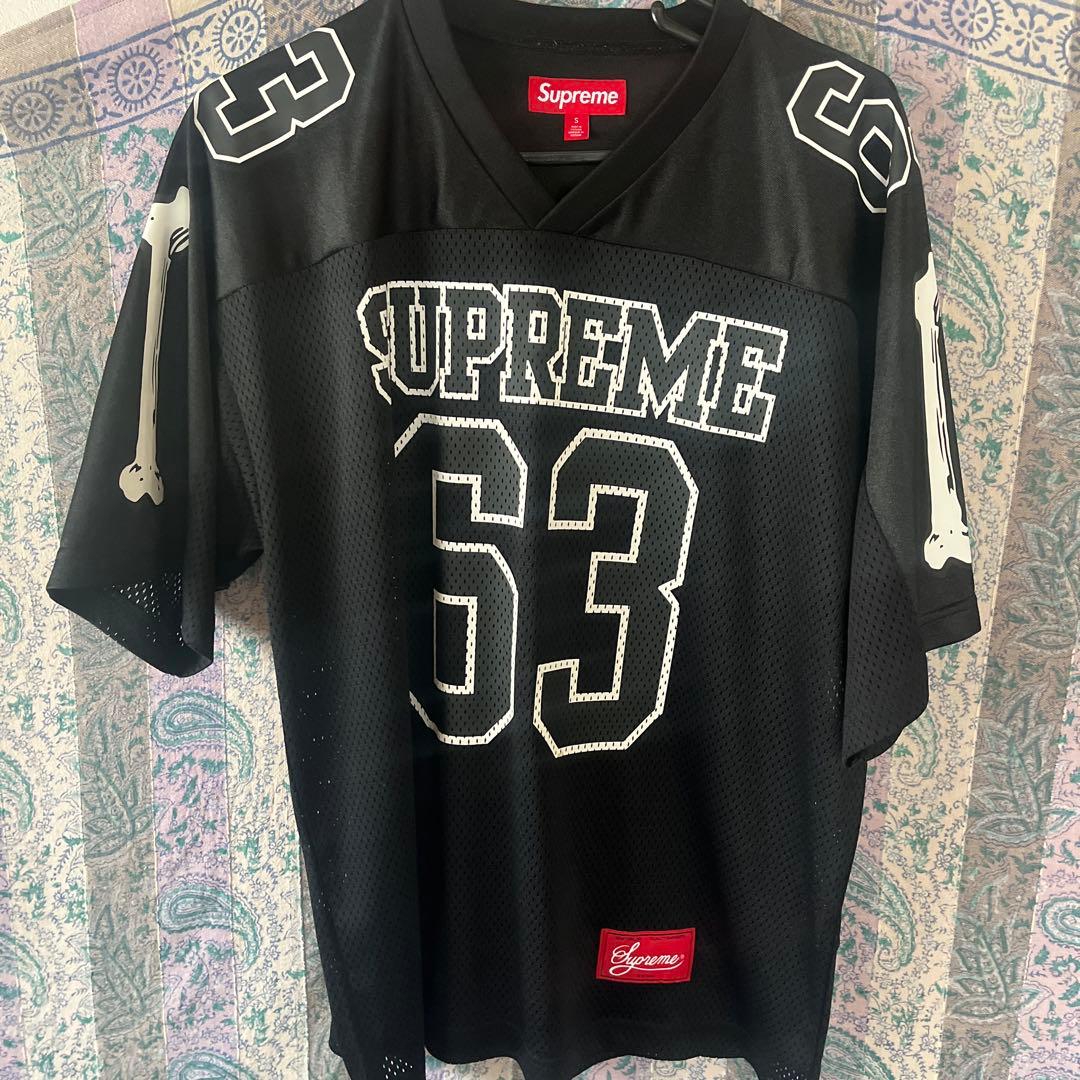 Supreme ボーンプリント メッシュジャージ S