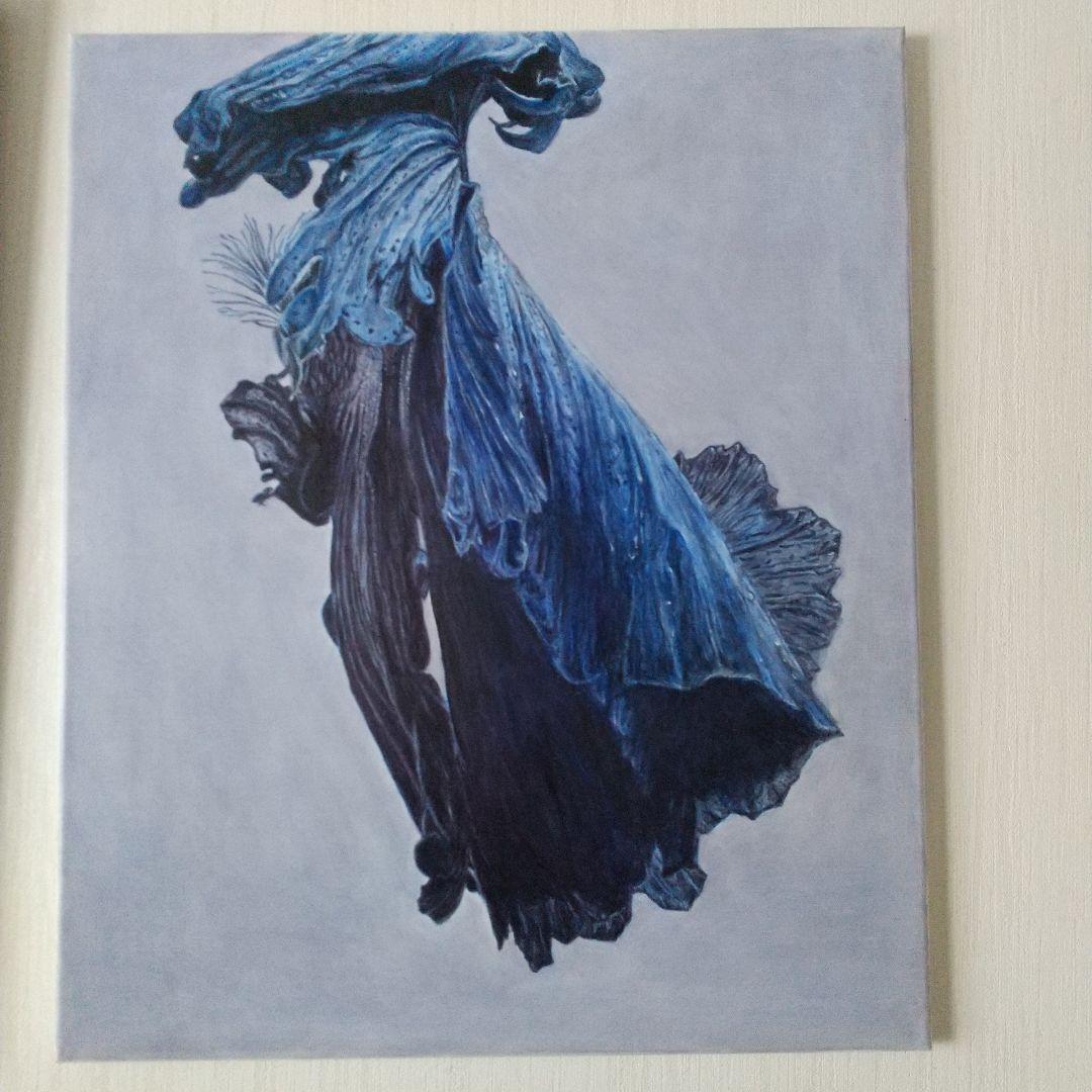 油絵 額縁付き 20号 F20