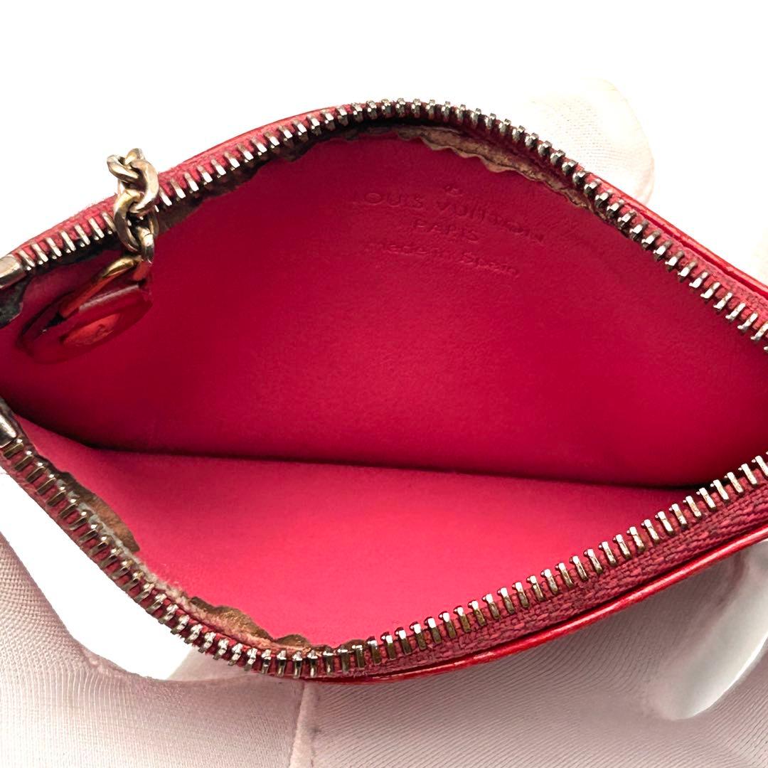 LOUIS VUITTON ルイヴィトン ケース ポシェットクレ ヴェルニ