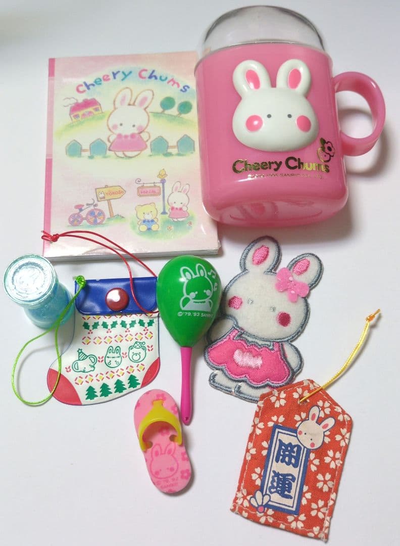 チアリーチャム プレミアムマスコット ワッペン コップ レトロ ファンシー