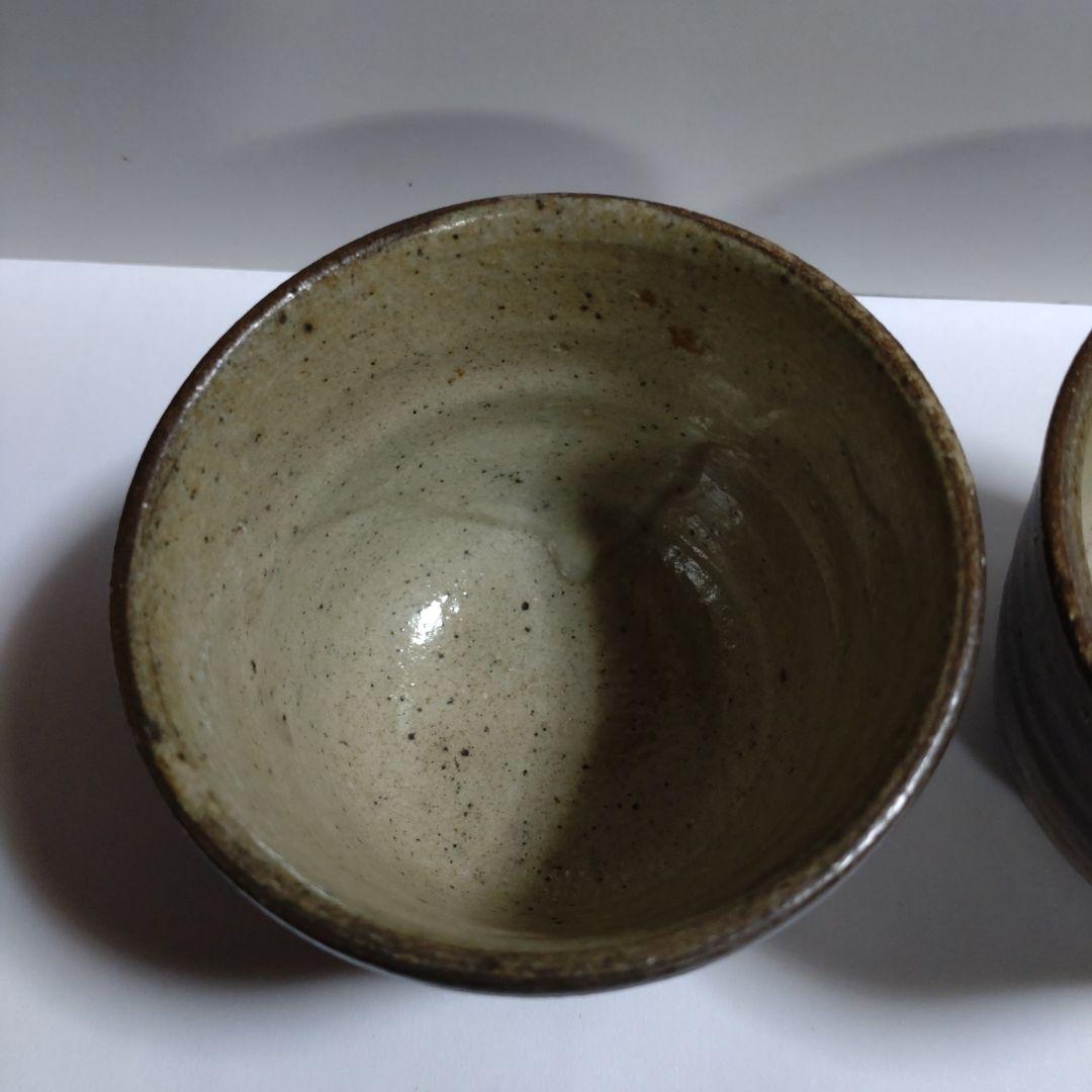 益子『岡田謙三』　蕎麦猪口　二客