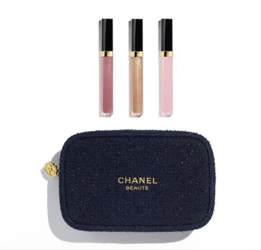 ホリデー限定セット　CHANEL ルージュ ココ グロストリオ セット