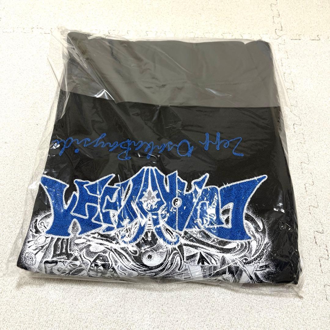 【最終値下げ】Chevon DUA・RHYTHM 限定パーカー　青　Lサイズ