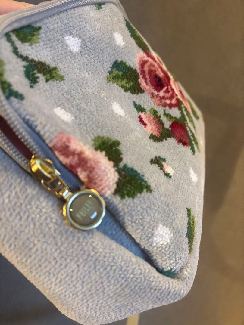 フェイラー　マイジュリエット　ショルダーバッグ　グレー　バラ