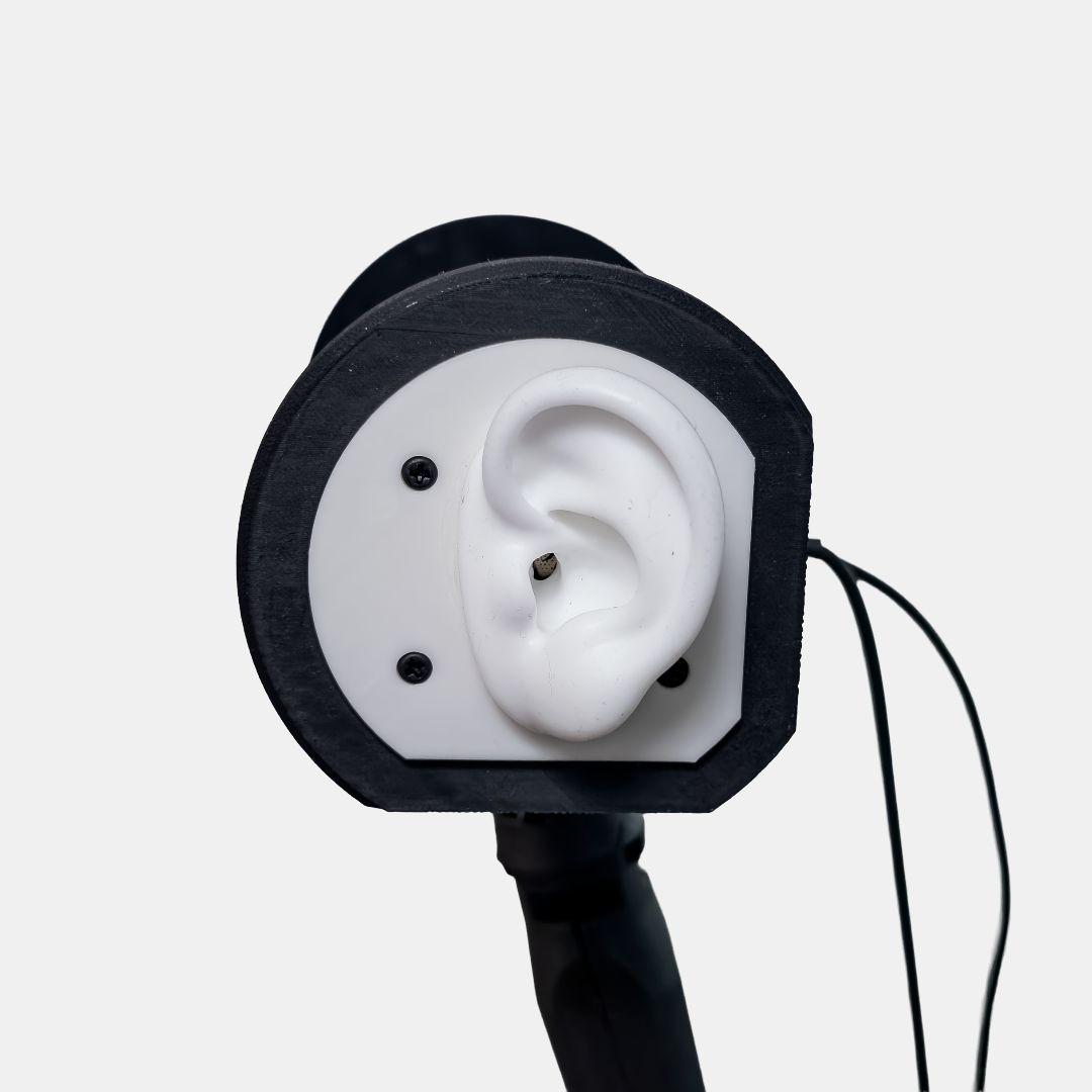 【ASMR】 バイノーラルマイク　高音質版　ケーブル付き