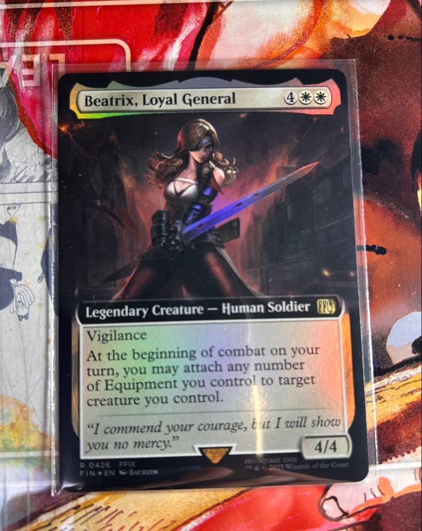 MTG FF 忠実なる将軍、ベアトリクス 拡張　英語　Foil